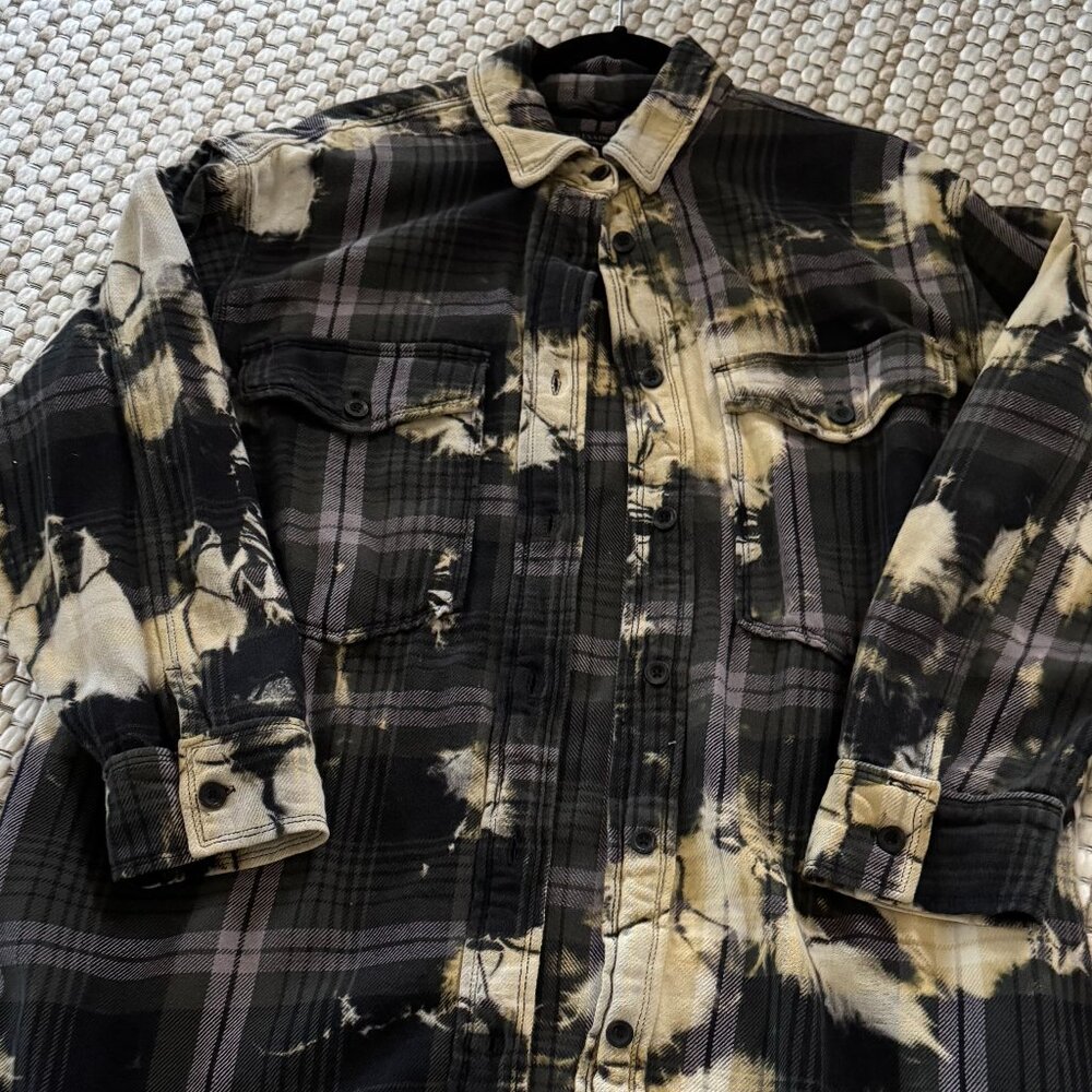 All Saints Cotton Flannel Shirt
